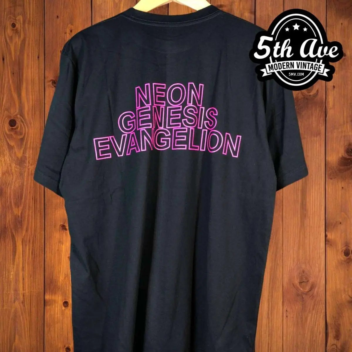 Neon Genesis Evangelion – New Vintage Anime Tee vintage t-shirt laid on bed