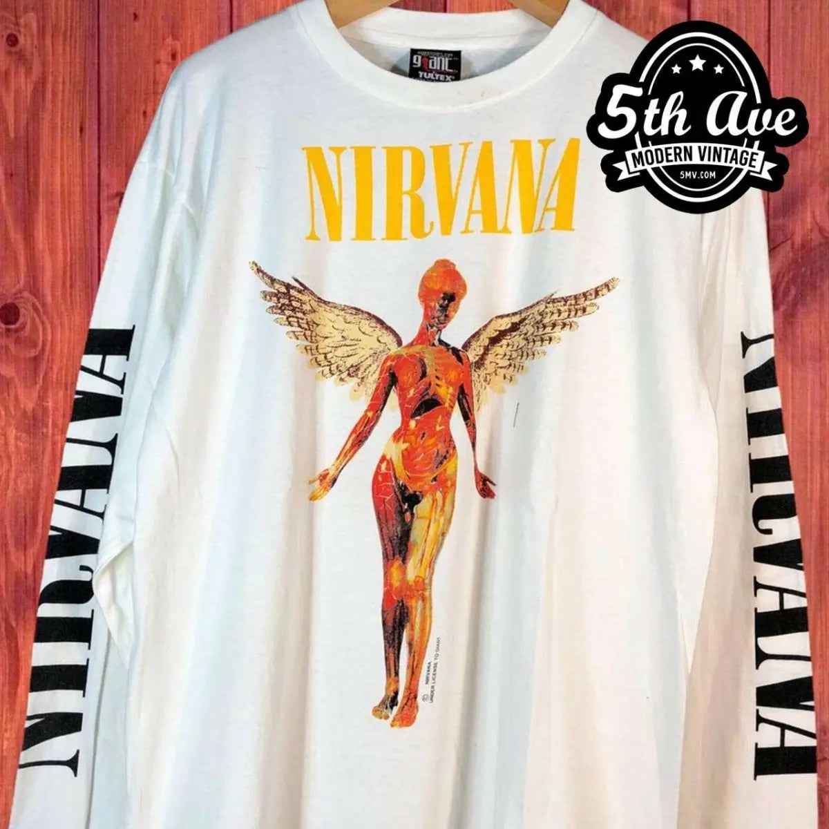 Nirvana In Utero - New Vintage Band Long Sleeve T Shirt - Vintage Band Shirts