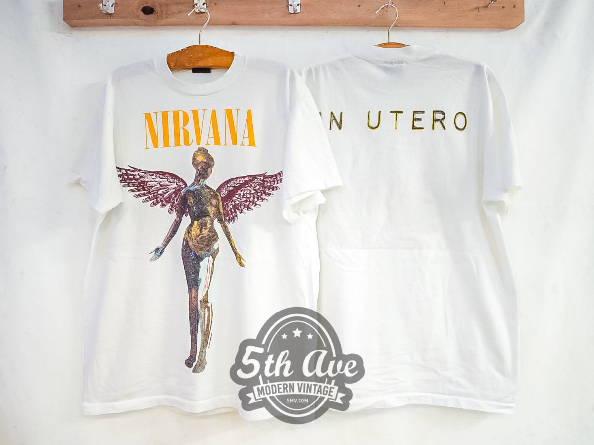 Nirvana In Utero - Vintage Reprint Band T-Shirt - Vintage Band Shirts