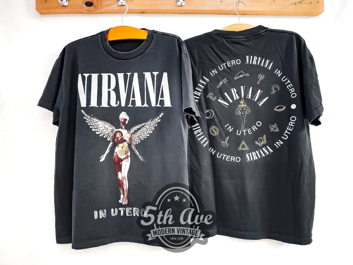 Nirvana 'In Utero' - Vintage Reprint Band T-Shirt - Vintage Band Shirts