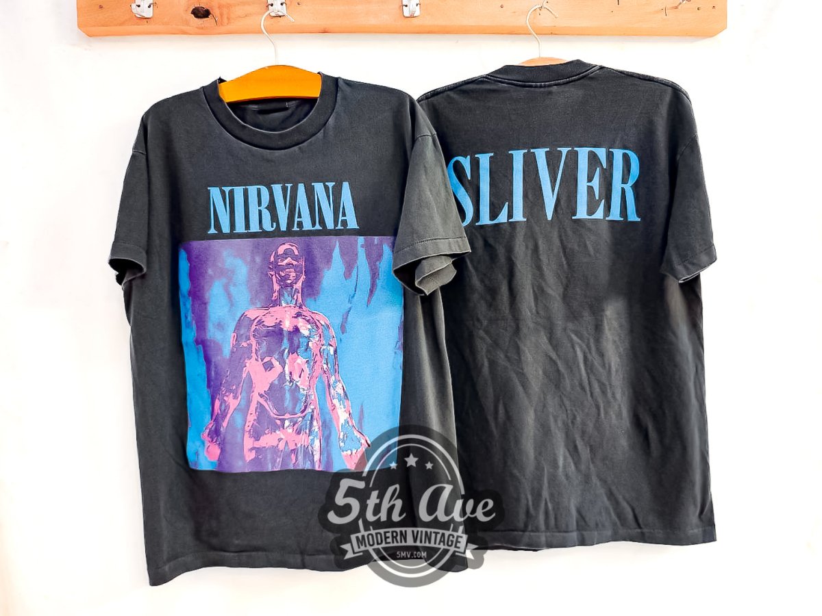 Nirvana 'Sliver' - Vintage Reprint Band T-Shirt – Vintage Band Shirts