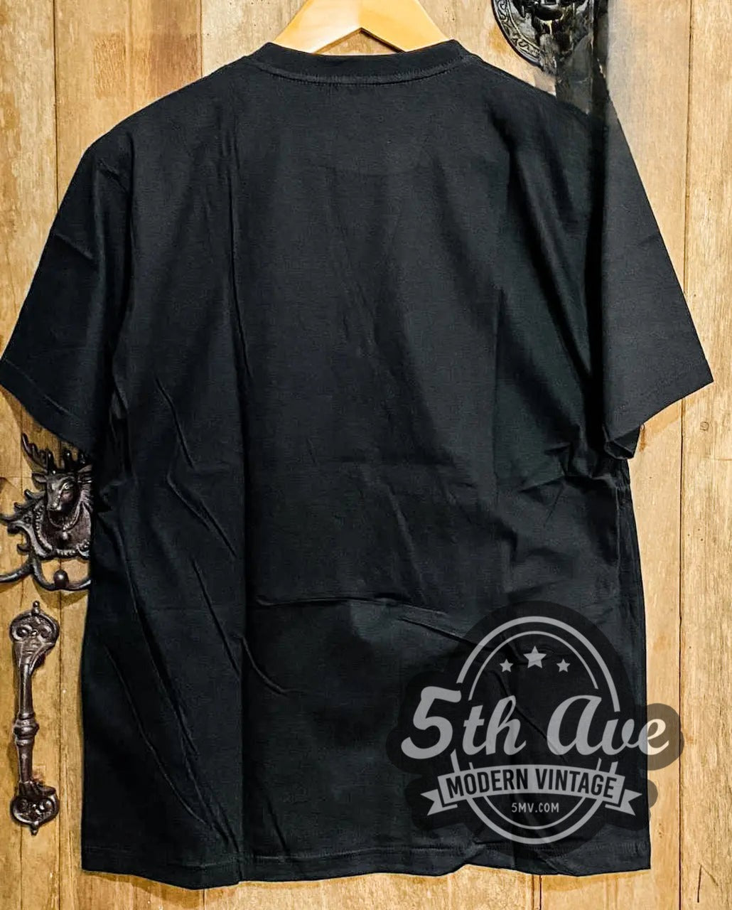 Iron Maiden Live Chapter the Book of Souls - vintage band t-shirt hanging on a hanger