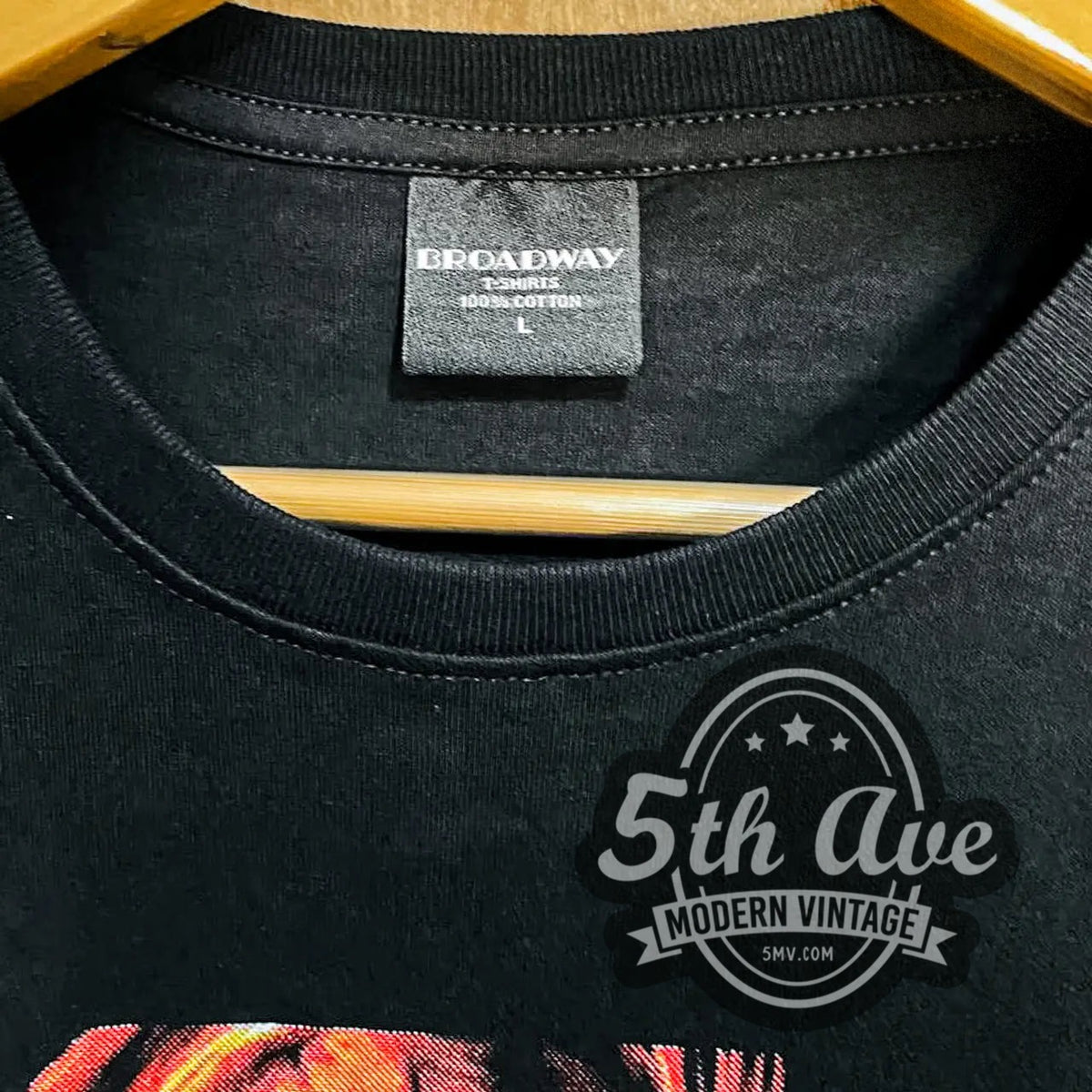 Model wearing the Child's Play Chucky with Knife vintage movie t-shirt