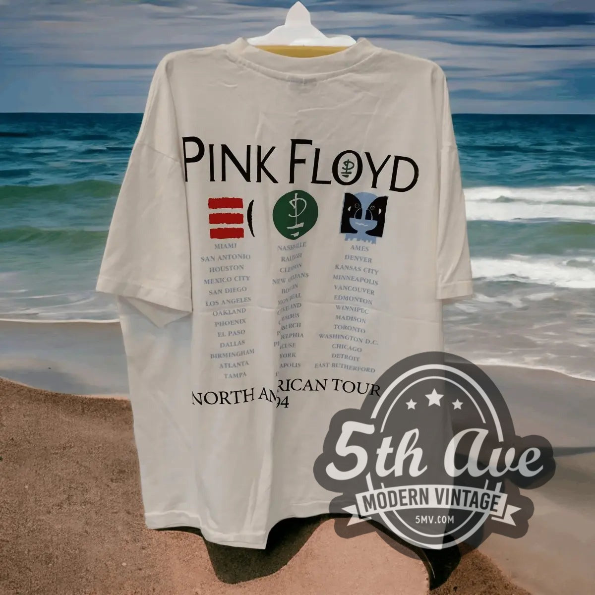 Pink Floyd – North American Tour vintage band t-shirt, additional product photo