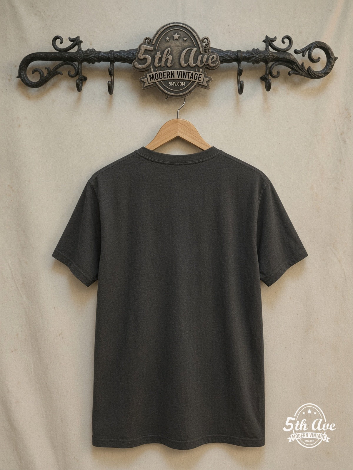 ZZ Top – Gimme All Your Lovin' – Vintage Band T-Shirt — back on locked cream ornate 5th Ave rack