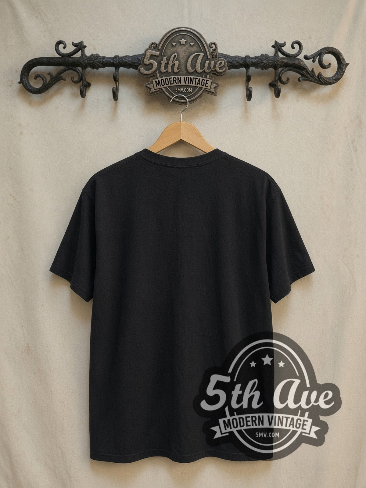 LL Cool J vintage rap tee, back view on the 5MV rack