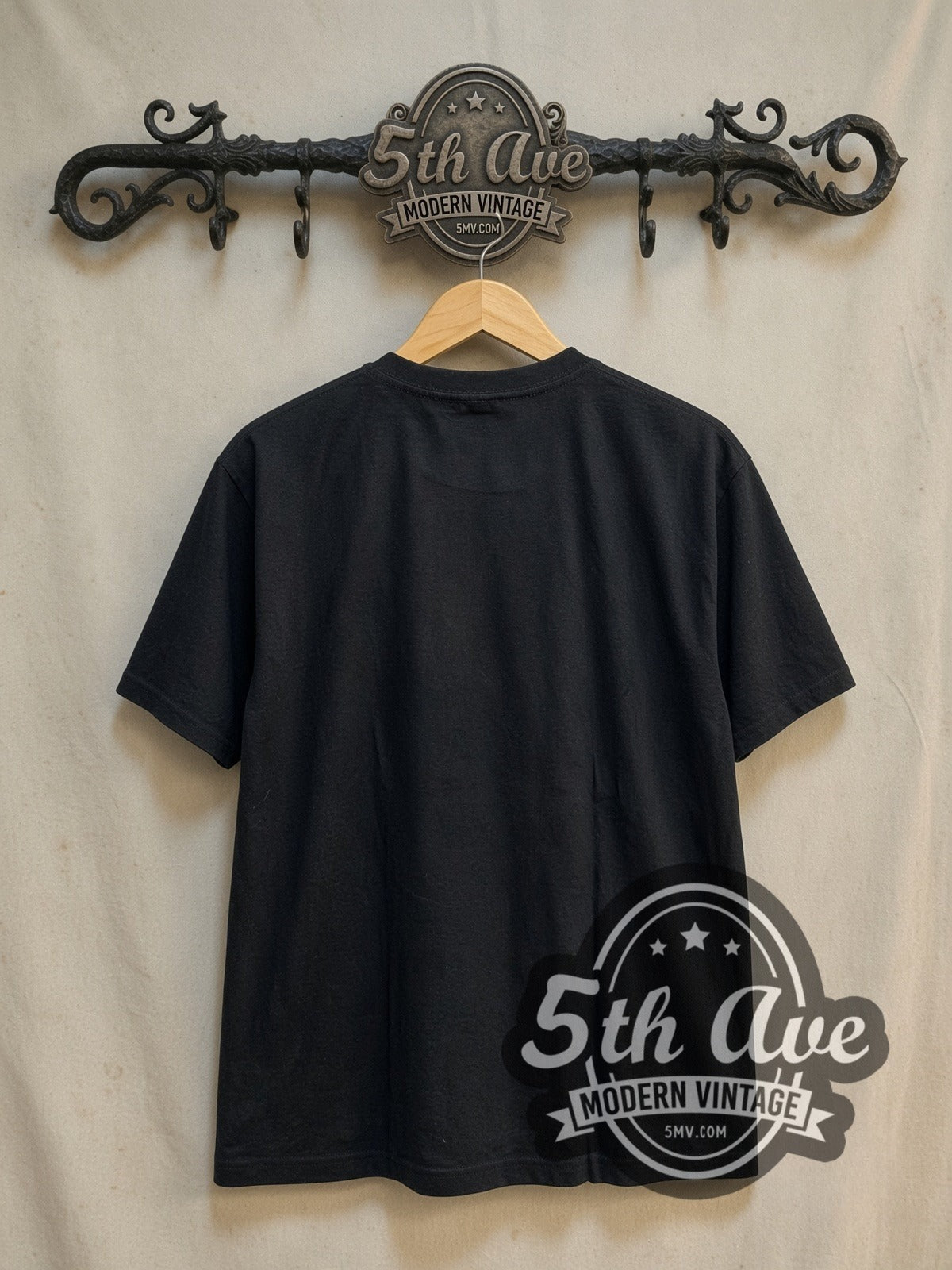 Misfits Mommy vintage band t-shirt, back view on a display rack