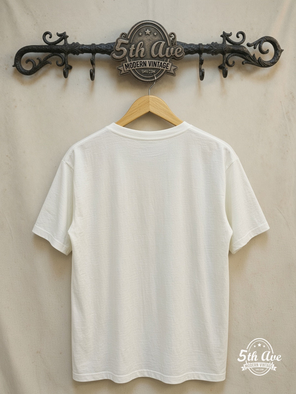 Sex Pistols – Vintage Band T-Shirt — back on locked cream ornate 5th Ave rack