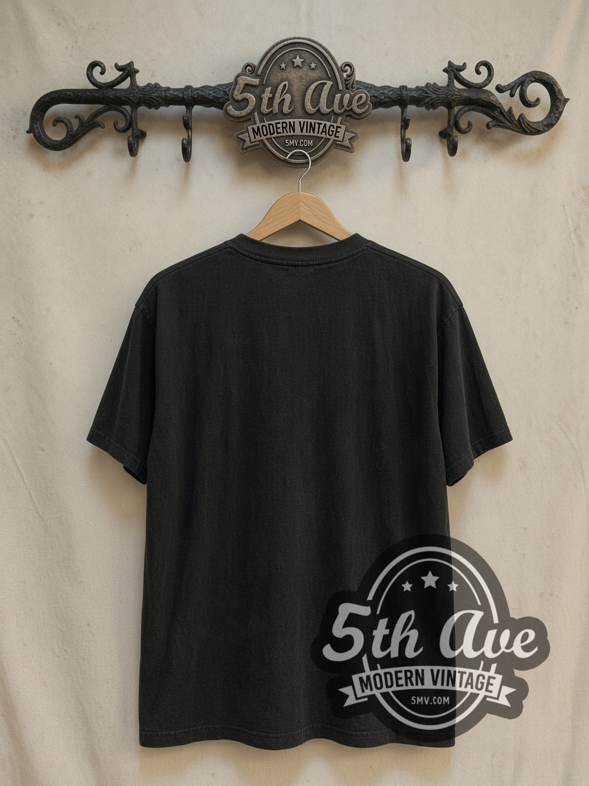 Sonic Youth Dirty vintage band t-shirt, back view on a display rack