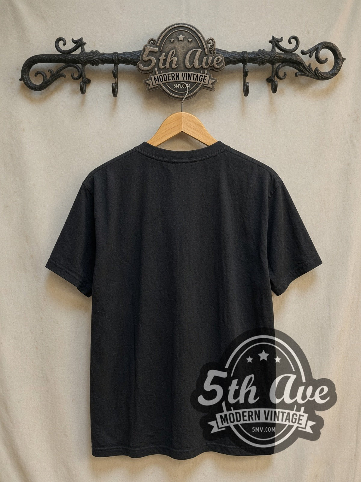 Ozzy Osbourne Blizzard of Ozz vintage band t-shirt, back view on a display rack