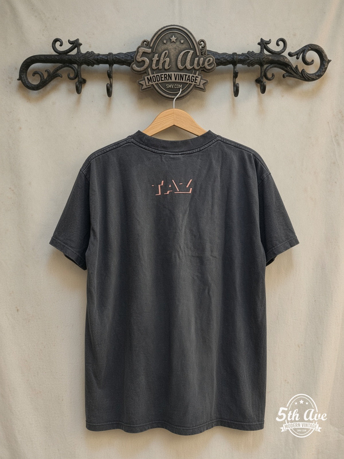 Looney Tunes – Taz-Mania – New Vintage Graphic Tee — back on locked cream ornate 5th Ave rack