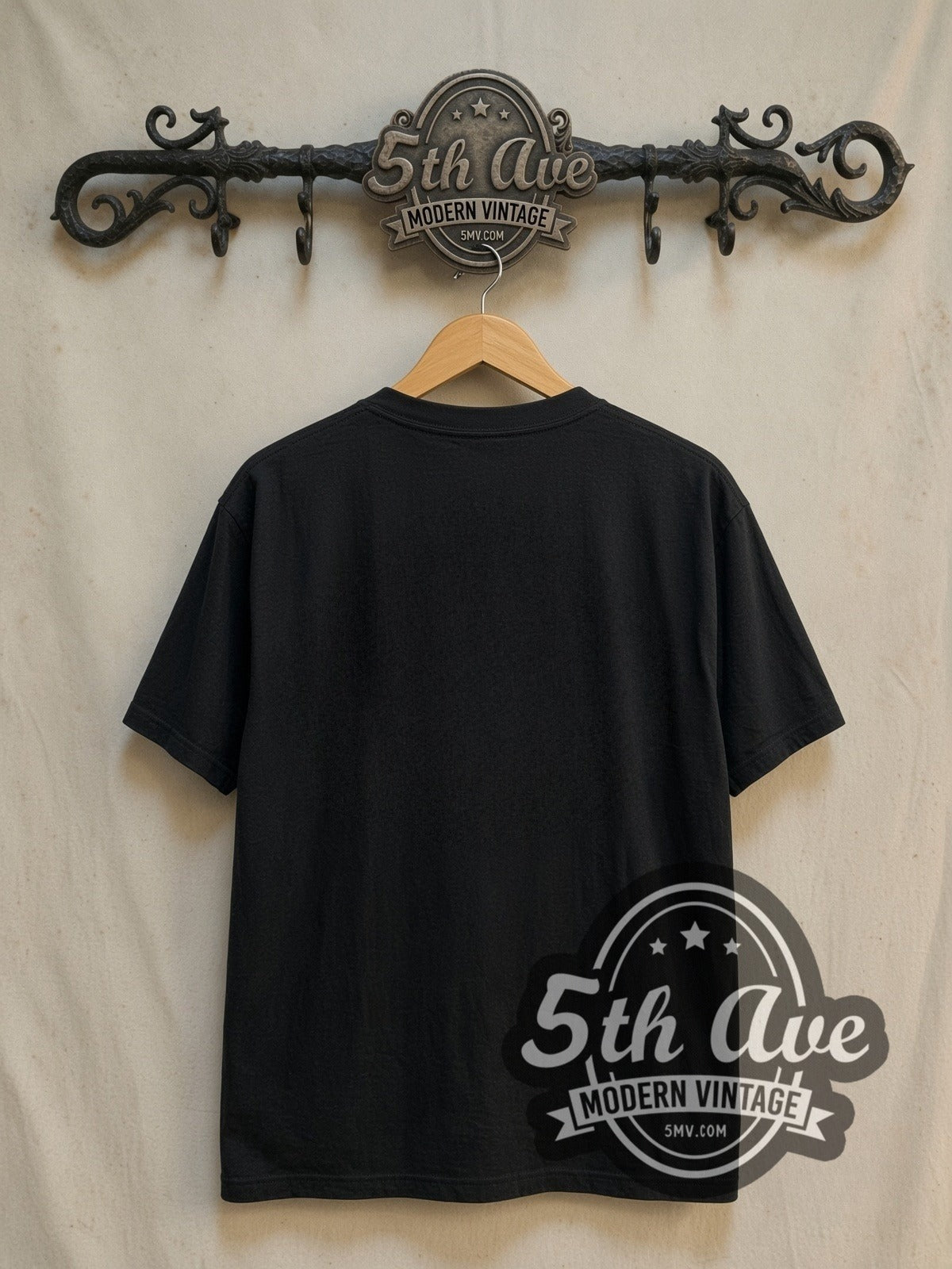 Santana vintage band t-shirt, back view on the 5MV rack
