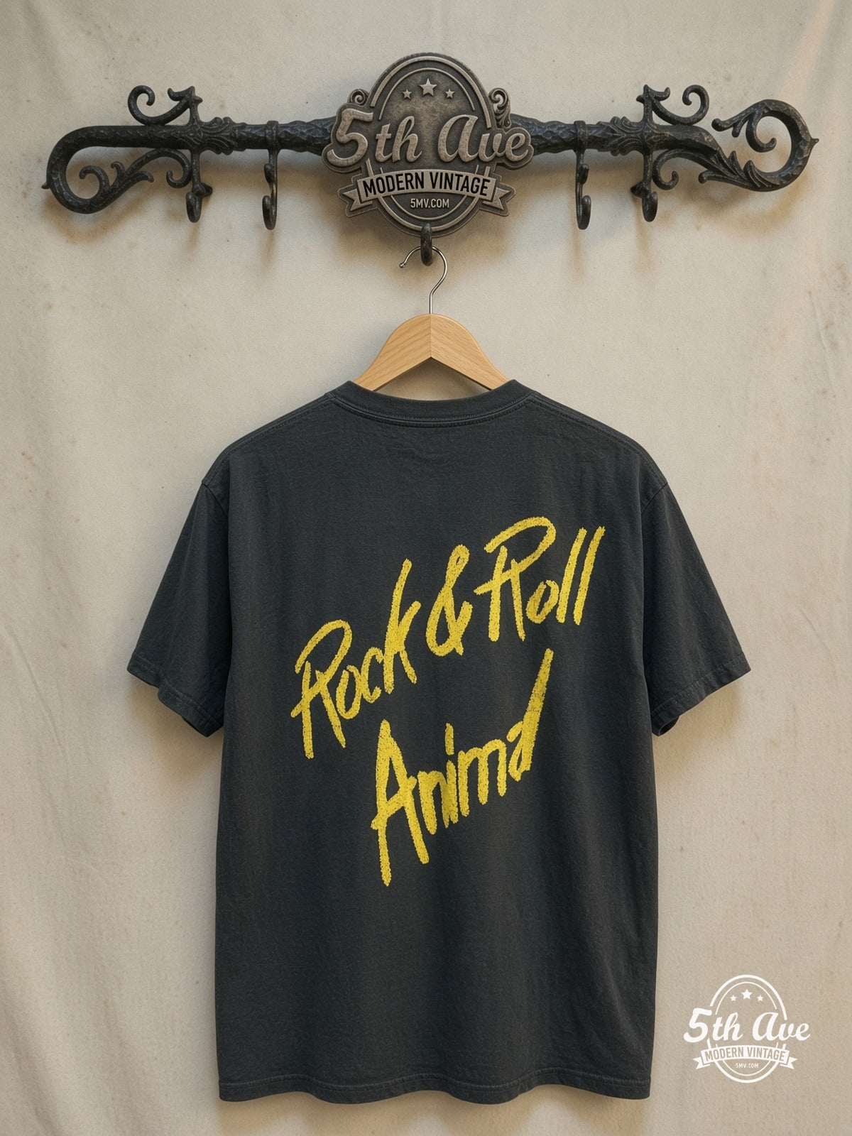 Lou Reed vintage band t-shirt back on rack