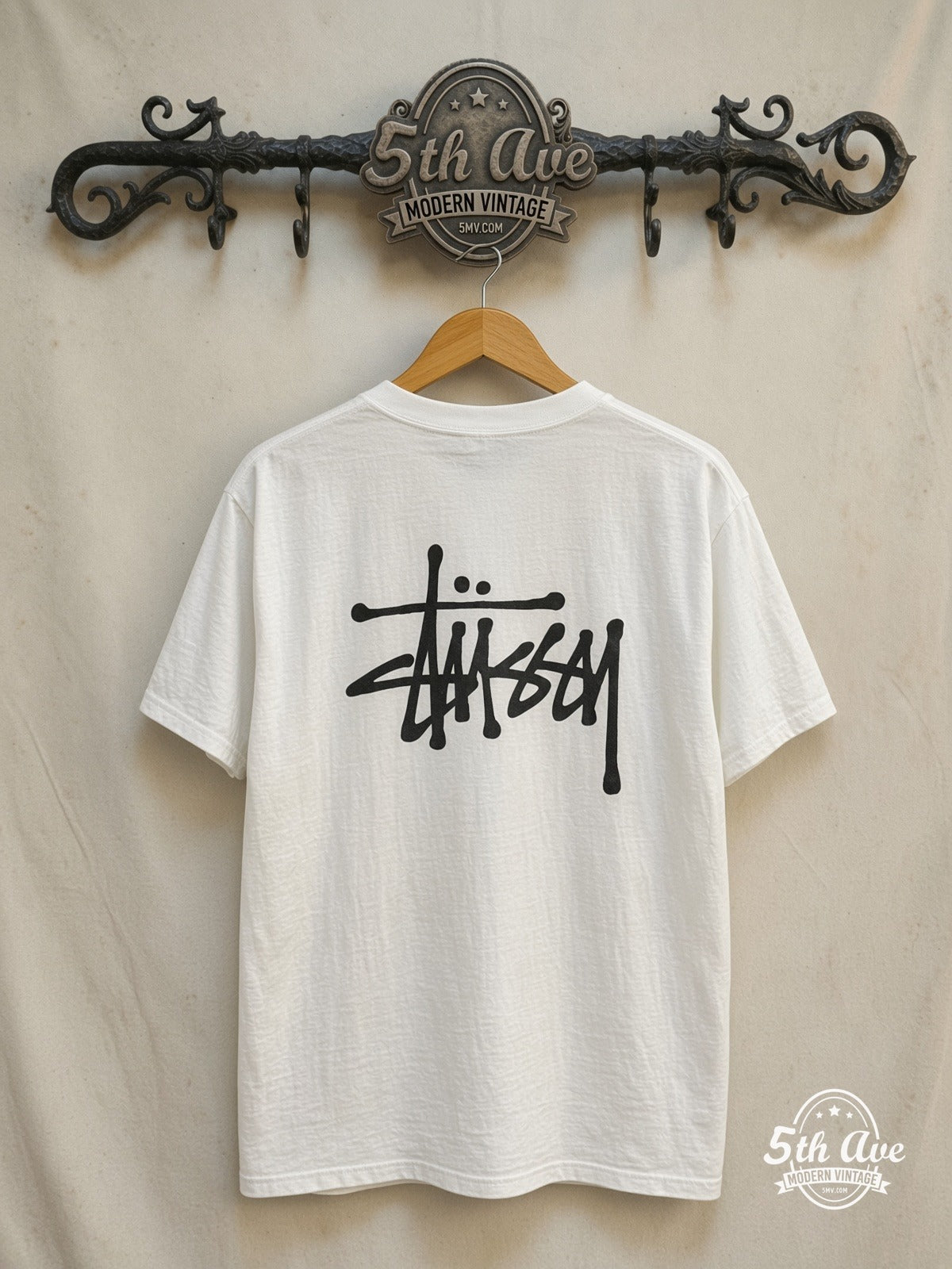Sade – Smooth Operator Four Portrait Grid White – Vintage Graphic Tee — back on locked cream ornate 5th Ave rack