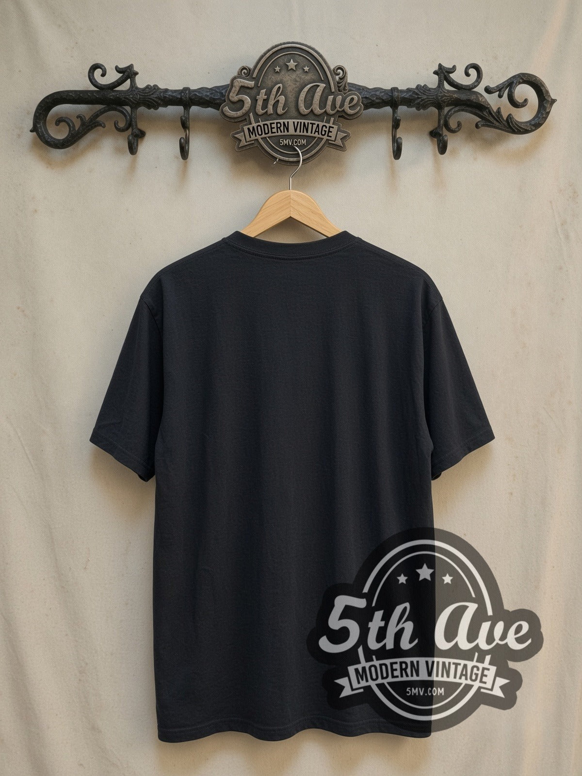 Akira Shotaro Kaneda and Tetsuo Shima vintage graphic t-shirt, back view on a display rack