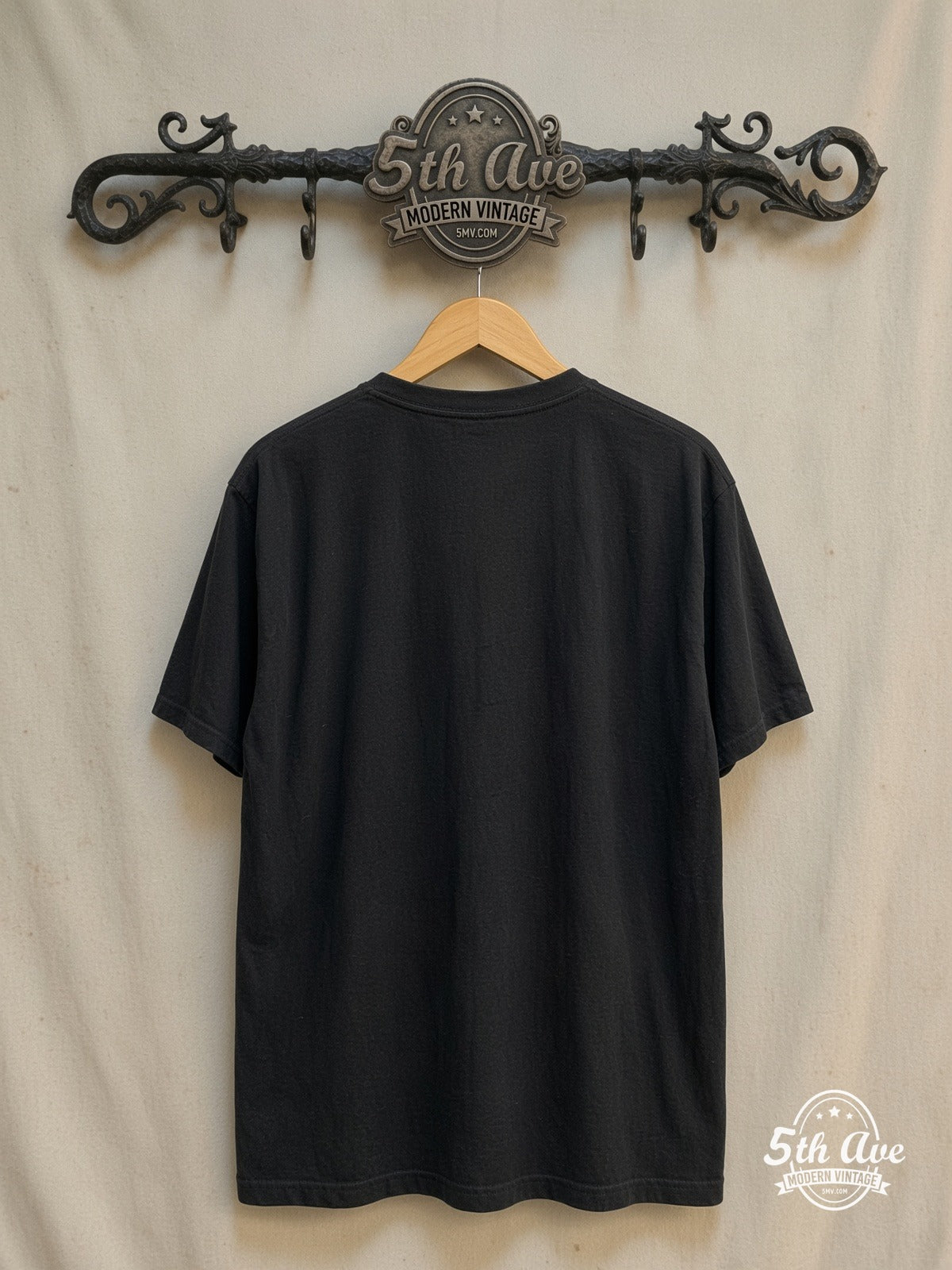 John Wick – Vintage Movie Tee — back on locked cream ornate 5th Ave rack