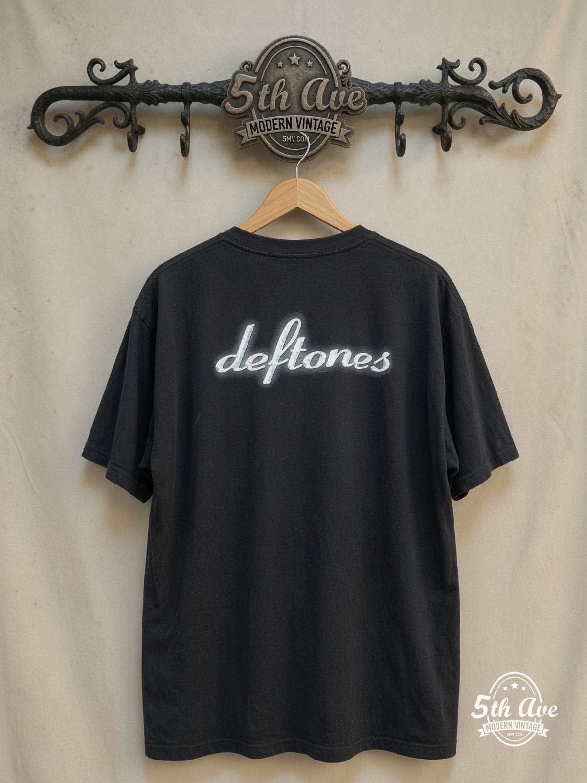 Deftones vintage band t-shirt back on rack