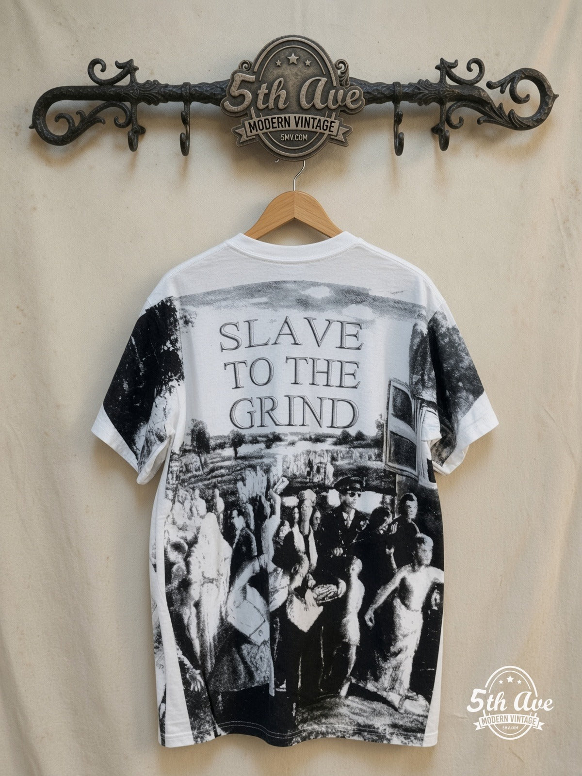 Skid Row vintage band t-shirt back on rack
