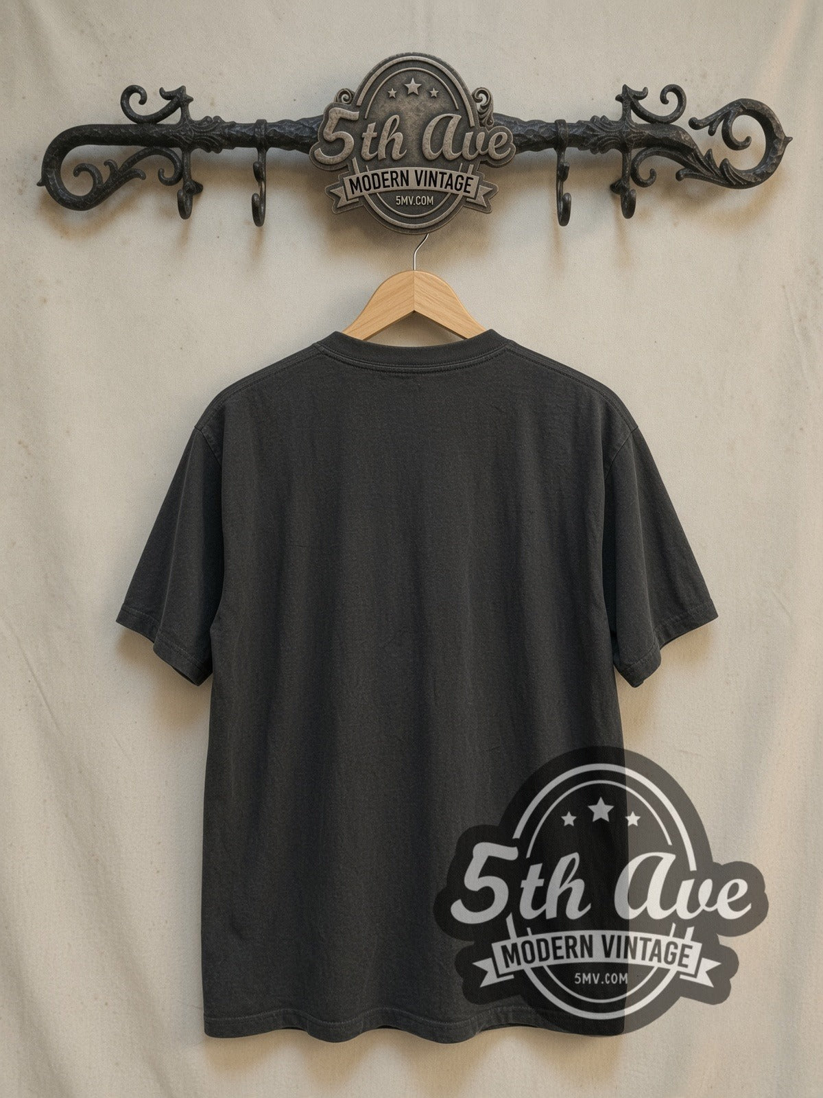 Sonic Youth Flower vintage band t-shirt, back view on the 5MV rack