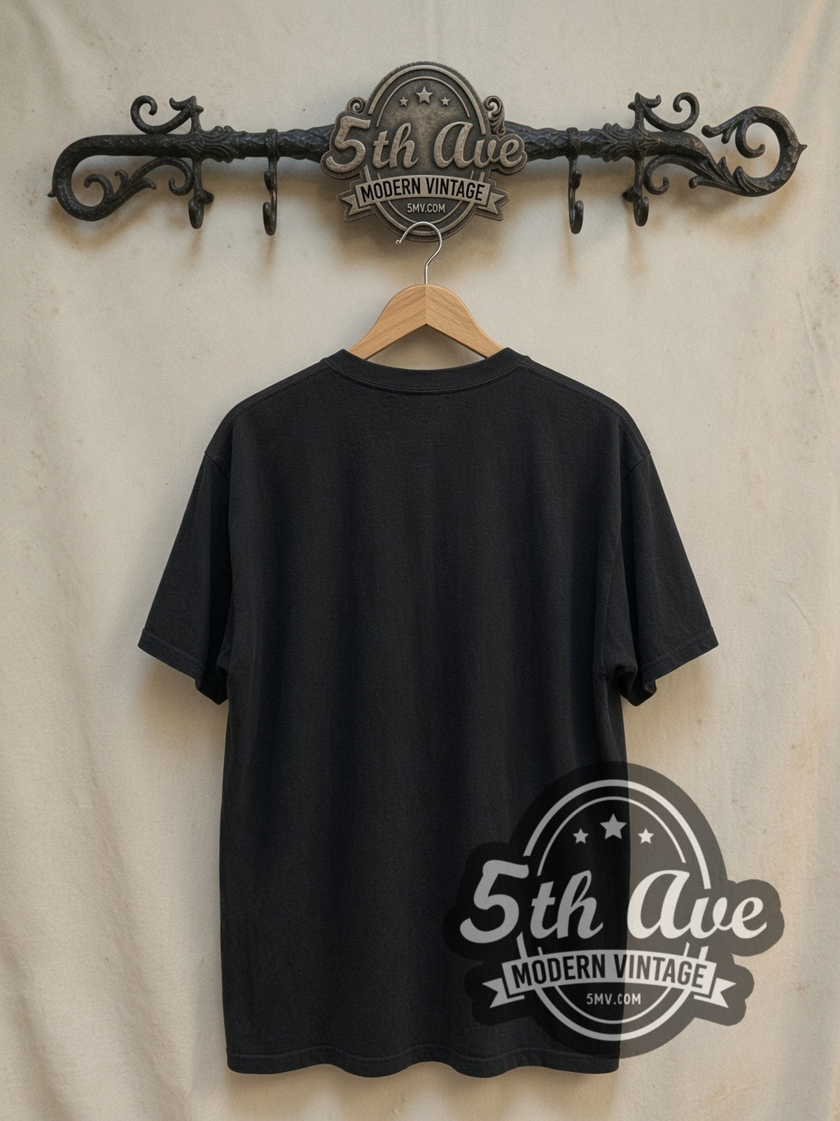 Fugees vintage rap tee, back view on the 5MV rack