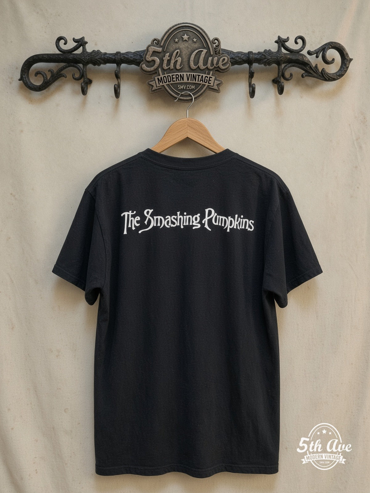 The Smashing Pumpkins vintage band t-shirt back on rack