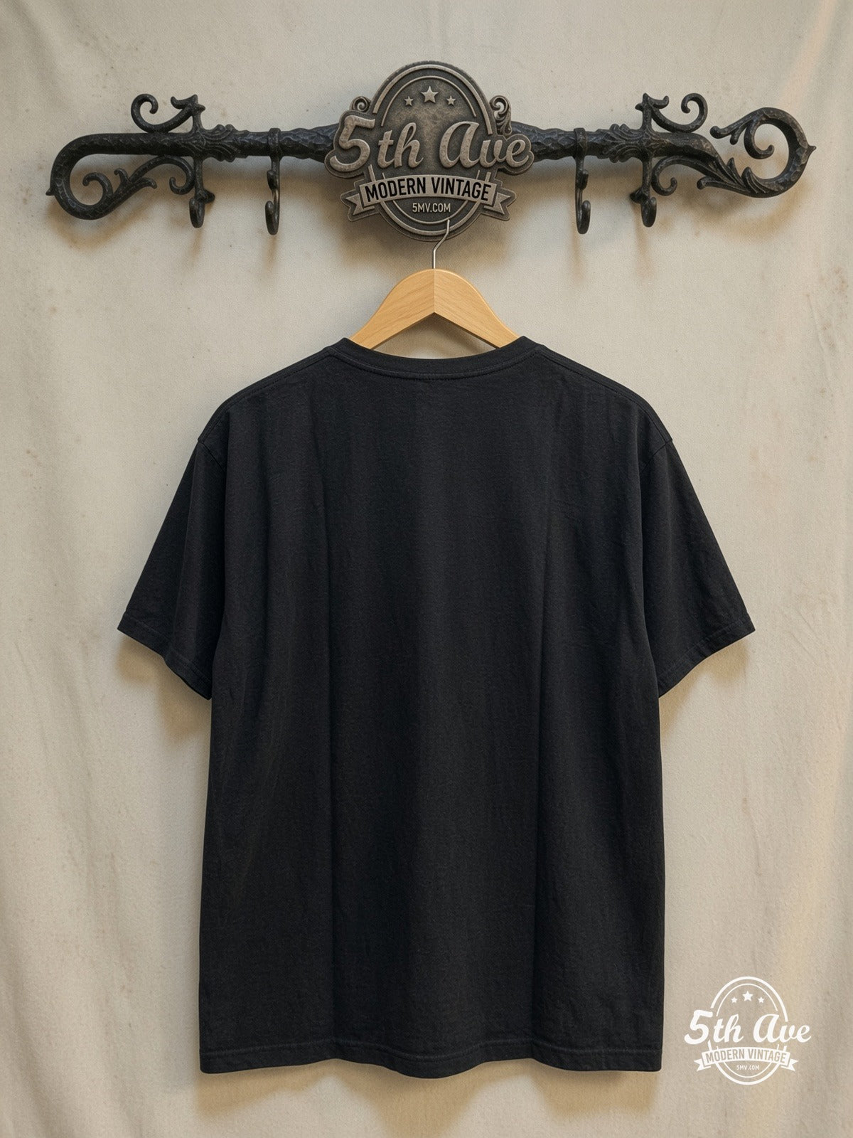 Saw – Jigsaw – Vintage Movie Tee — back on locked cream ornate 5th Ave rack
