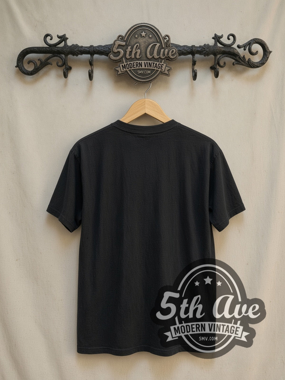 Marilyn Manson New Retro vintage band t-shirt, back view on a display rack