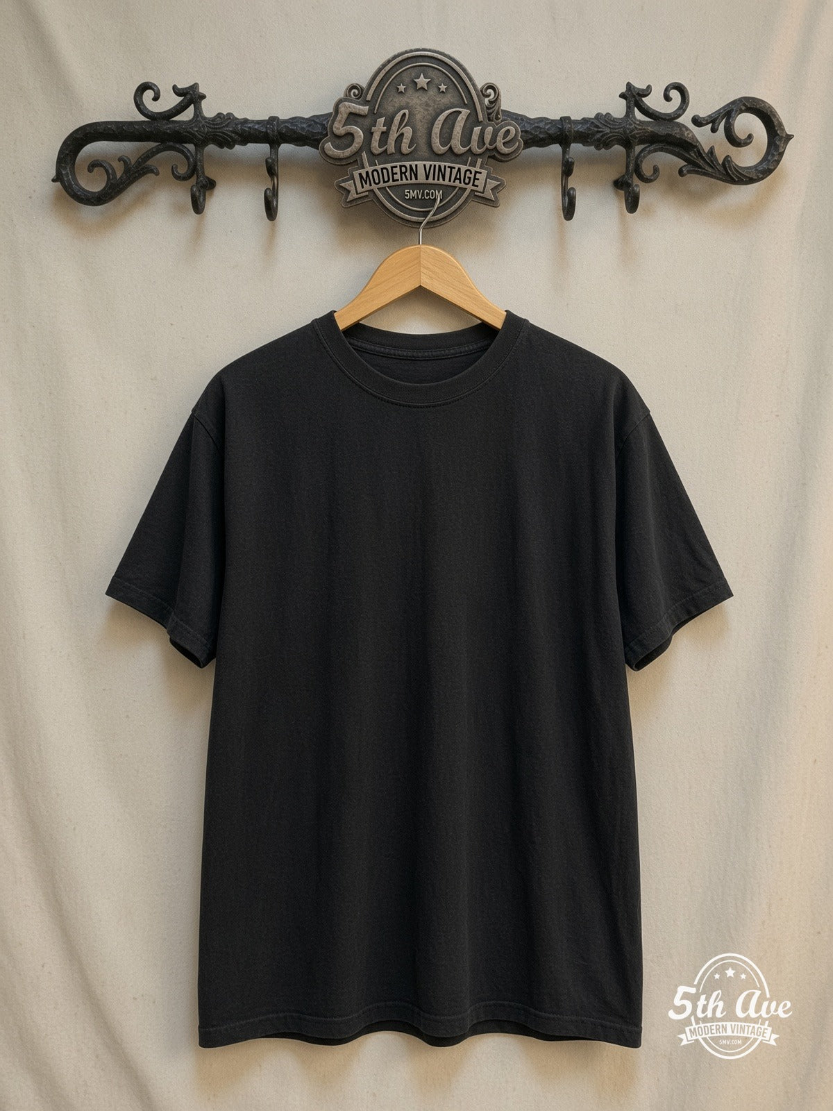Mazinger Z – New Vintage Anime Tee — back on locked cream ornate 5th Ave rack