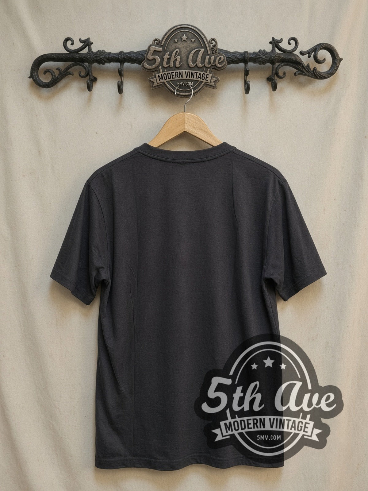 Disturbed The Guy Skeleton Duo vintage band t-shirt, back view on the 5MV rack