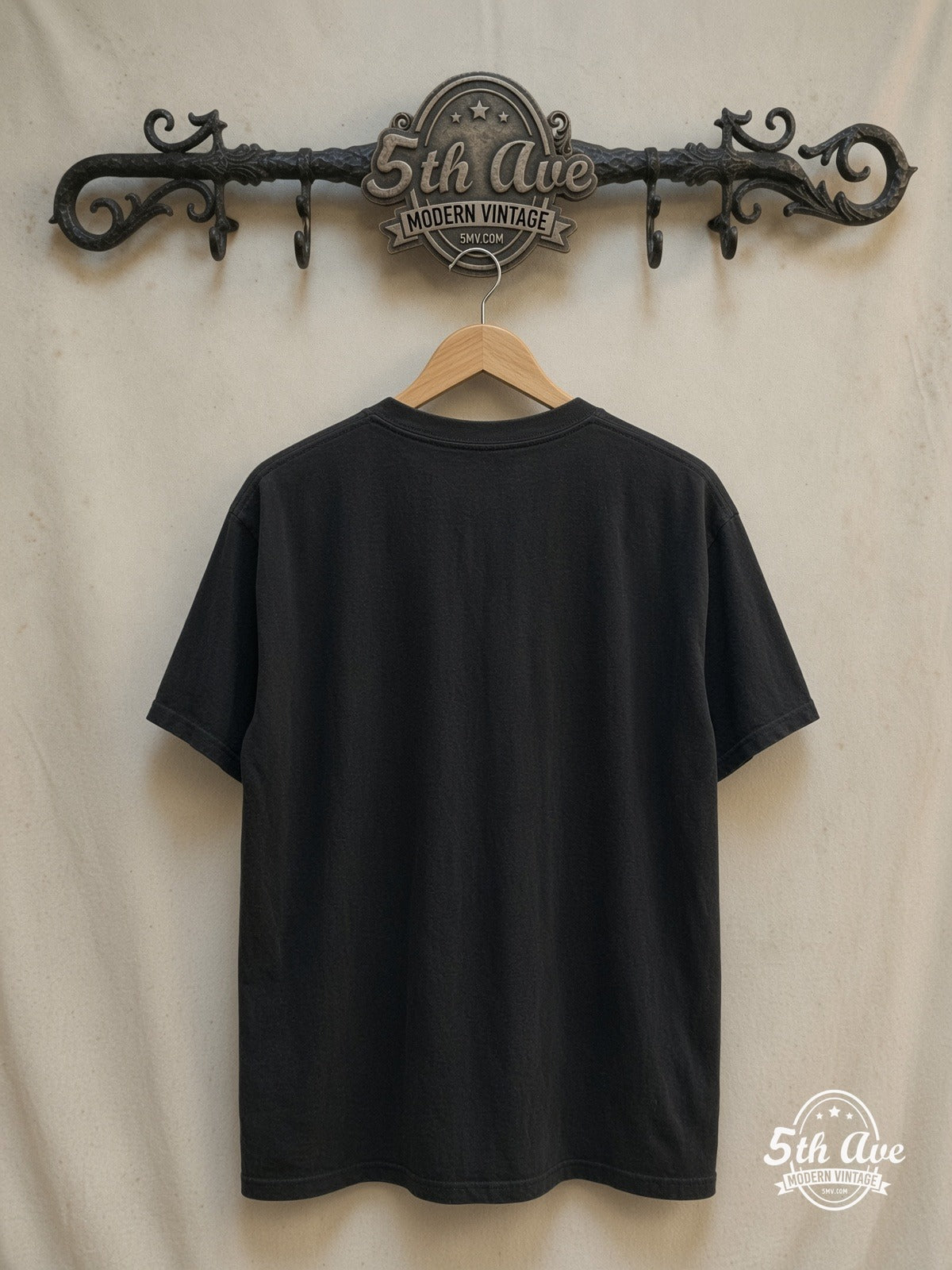 Top Gun Movie Poster movie tee, back view on a display rack