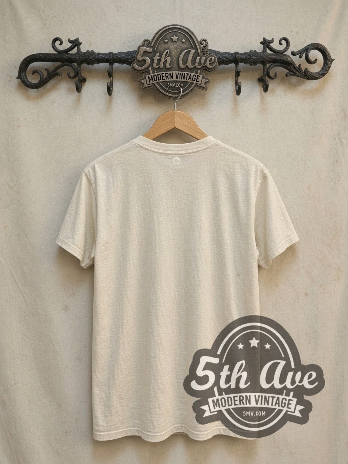 Guns N' Roses Legacy vintage band t-shirt, back view on the 5MV rack