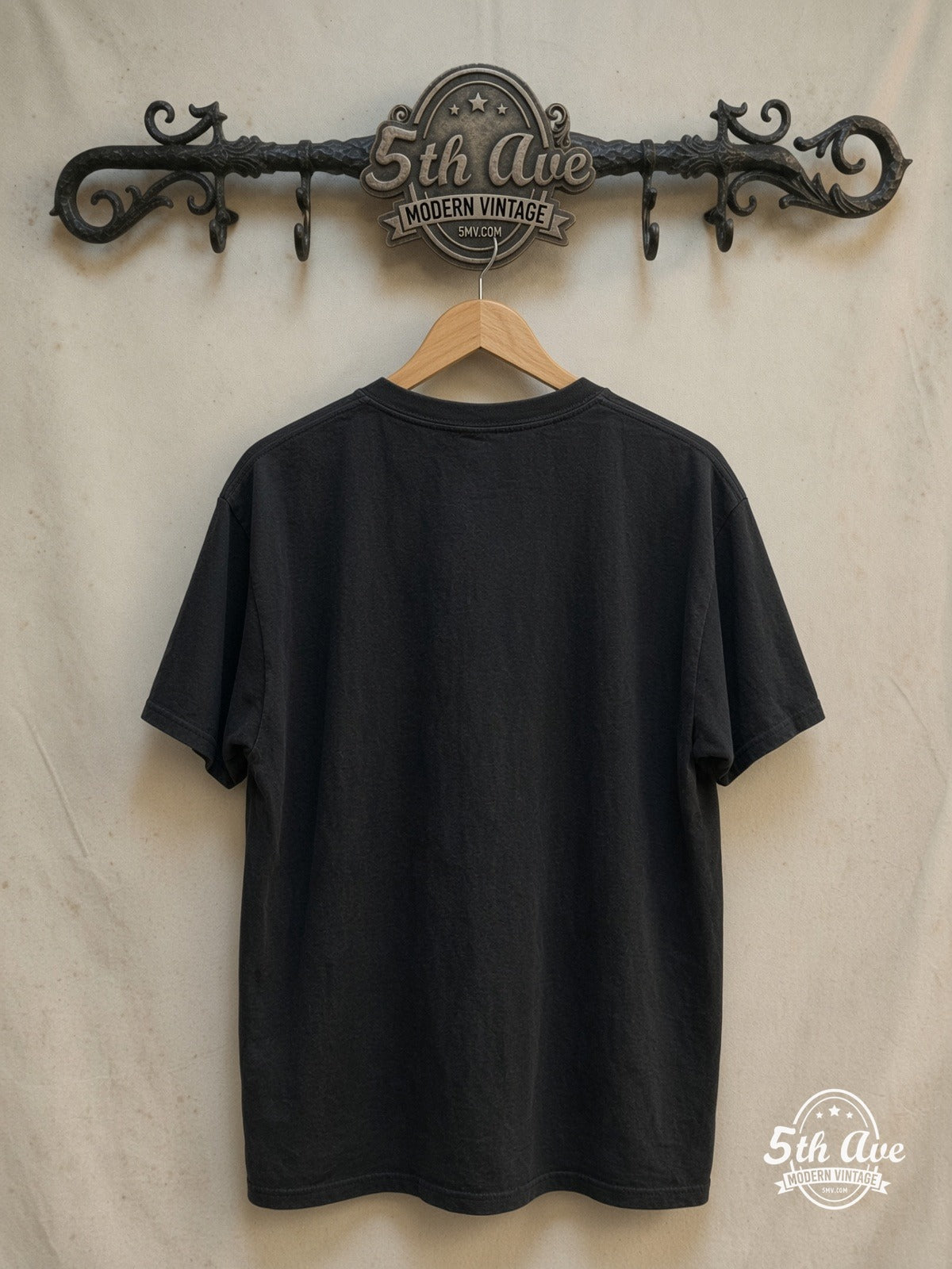 Leon: The Professional – Director's Cut – Vintage Movie Tee — back on locked cream ornate 5th Ave rack