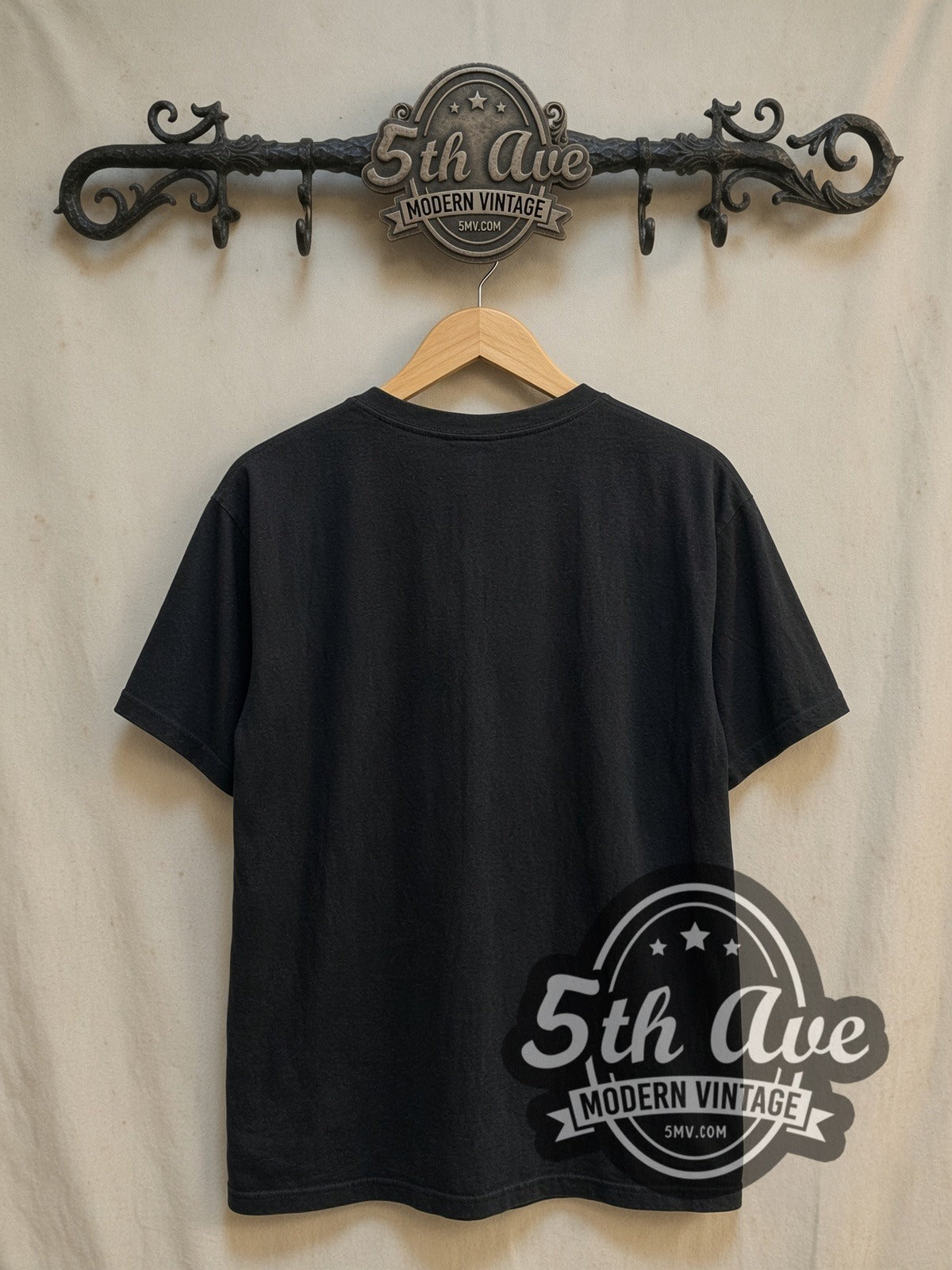 Child's Play Chucky Playtime Duo vintage graphic t-shirt, back view on a display rack