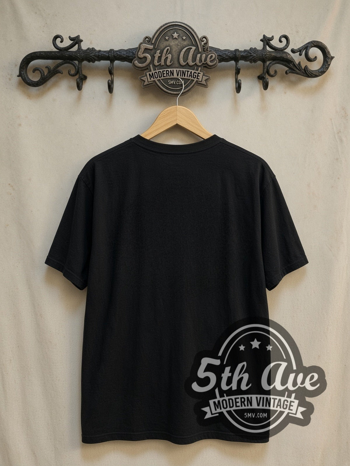 James Brown vintage band t-shirt, back view on the 5MV rack