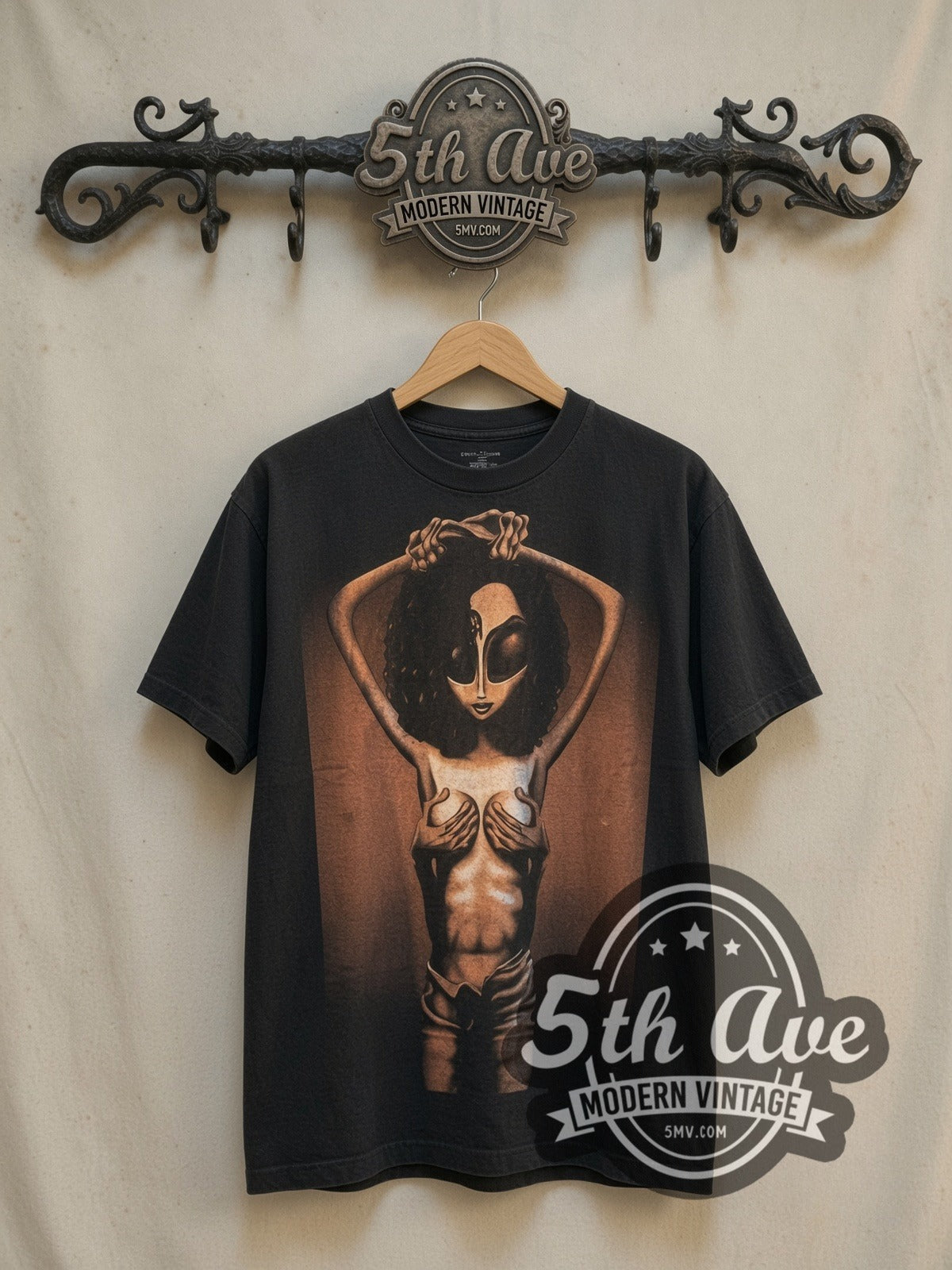 Janet Jackson Alien vintage band t-shirt, front view on the 5MV rack
