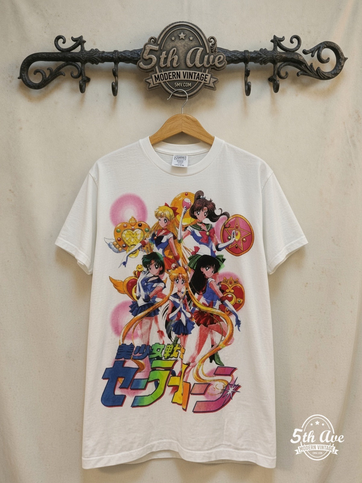 Sailor Moon Full Crew tribute t-shirt on rack