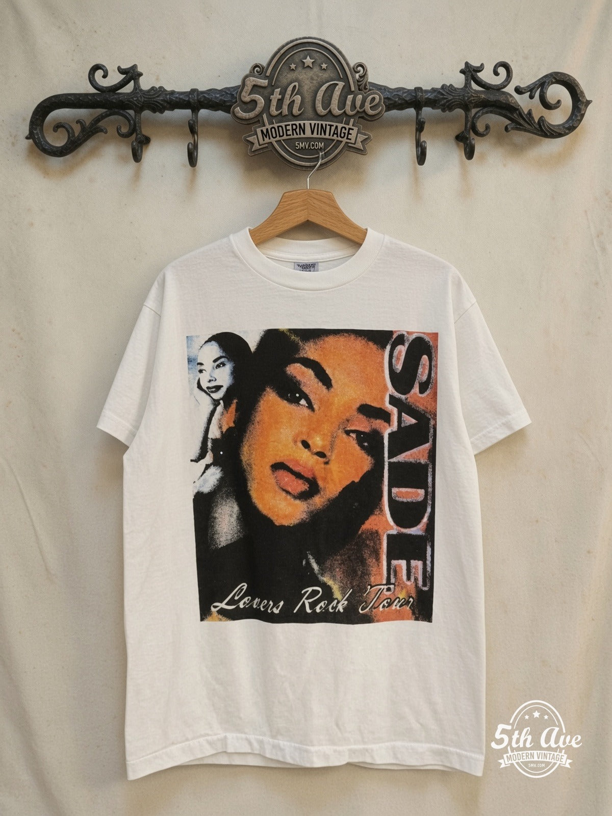 Sade vintage band t-shirt on rack