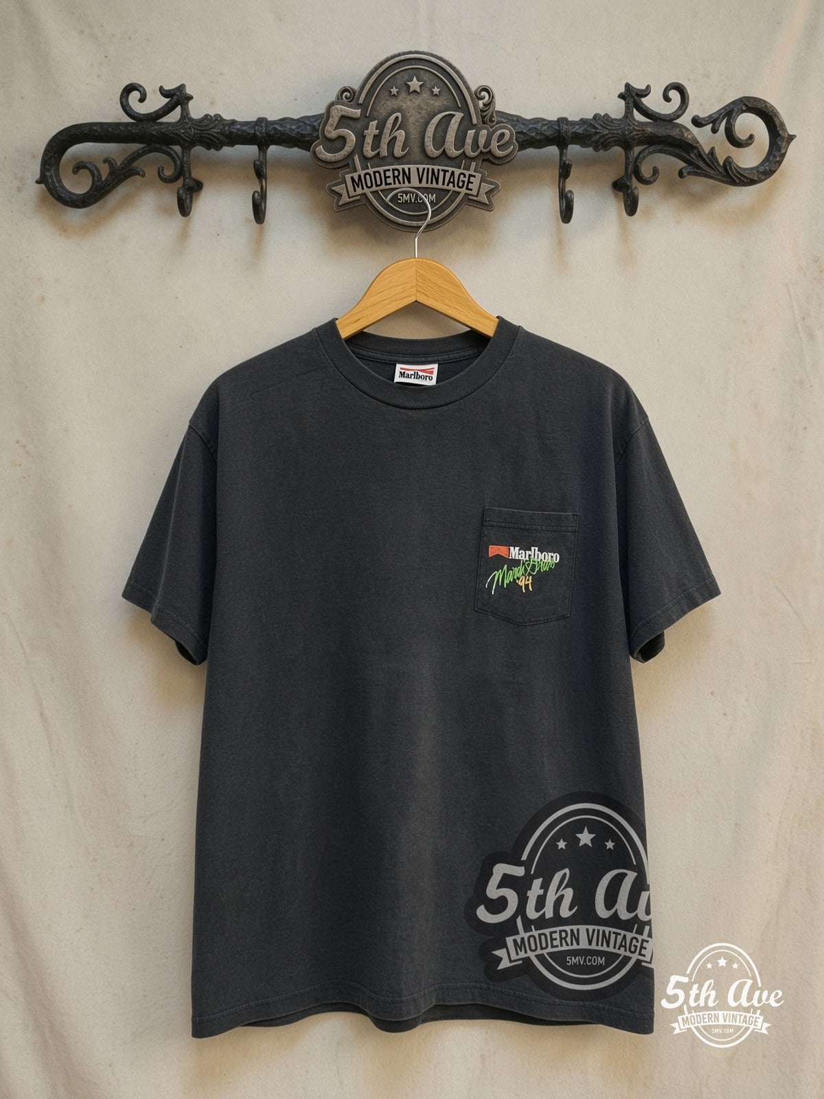 Marlboro vintage band t-shirt on rack