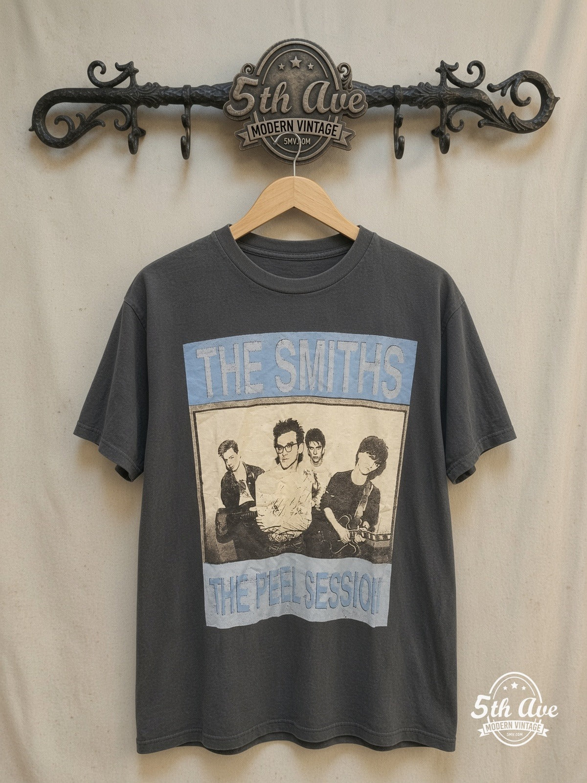 The Smiths vintage band t-shirt on rack