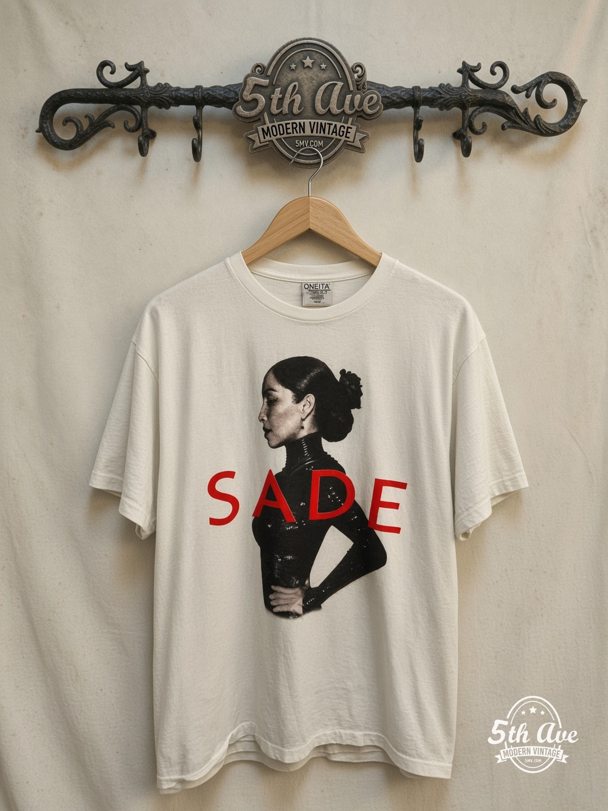 Sade Soldier of Love 2011 Tour — front on locked cream ornate 5th Ave rack