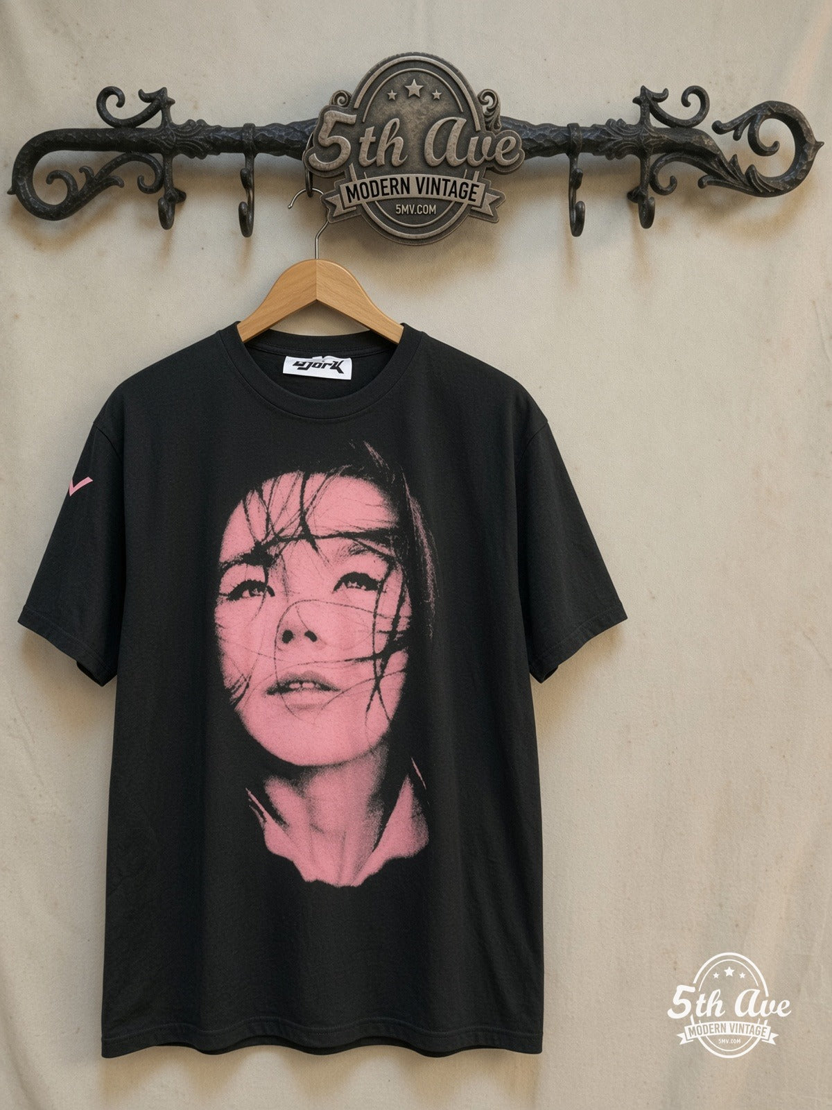 Björk vintage band t-shirt on rack