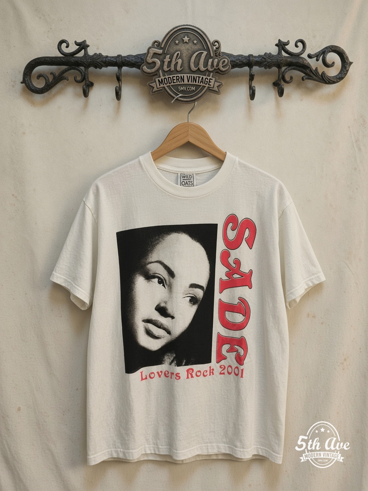 Sade vintage band t-shirt on rack