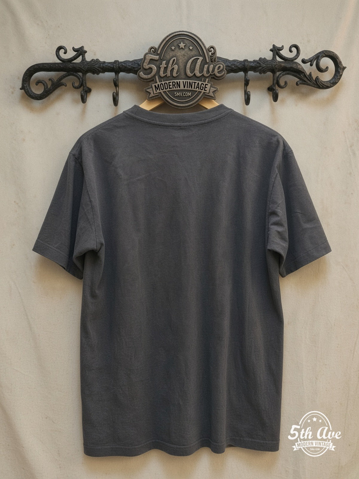 Radiohead Black vintage band t-shirt back on rack