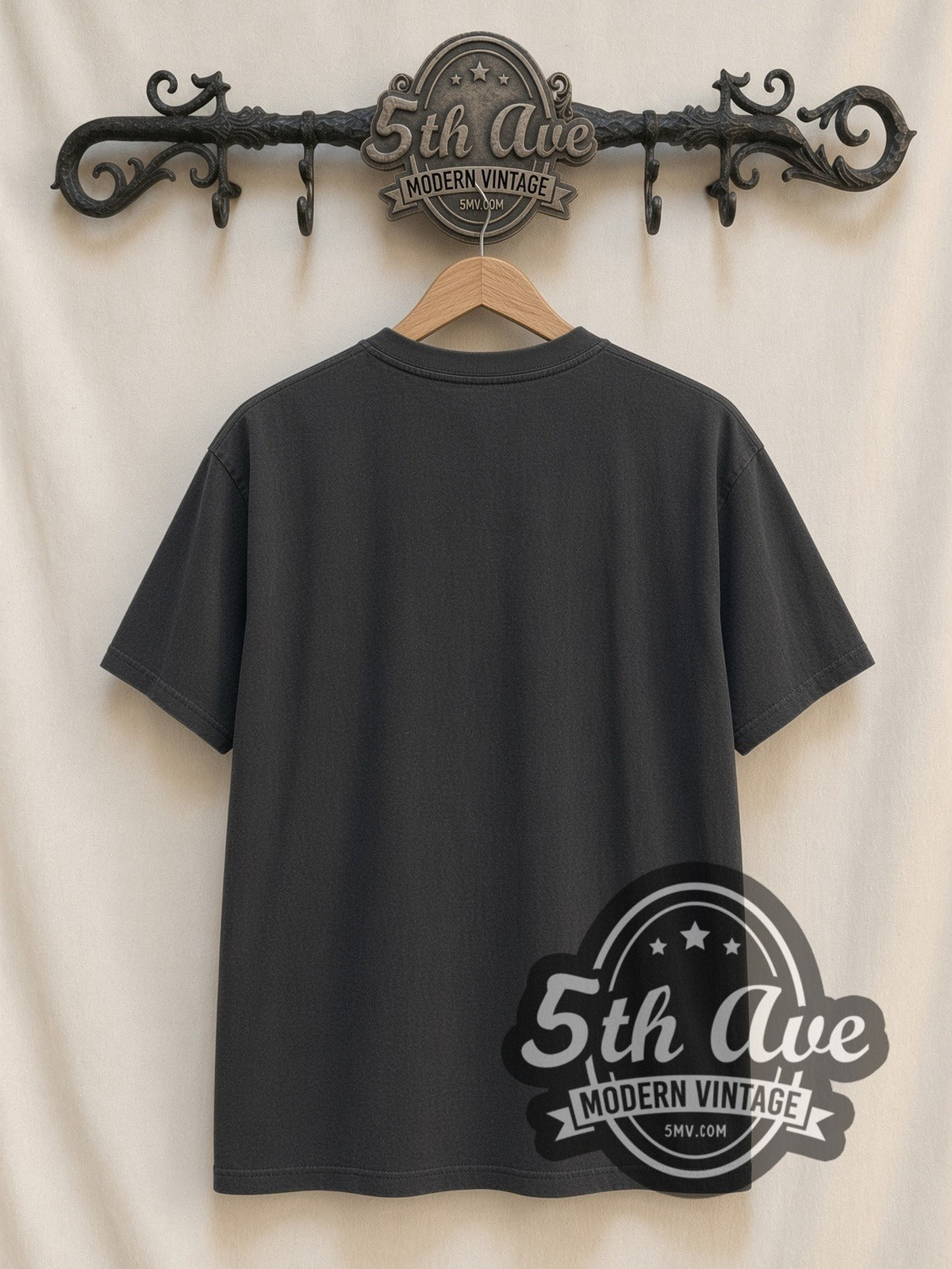 Radiohead Creep EP Cover vintage band t-shirt, back view on the 5MV rack