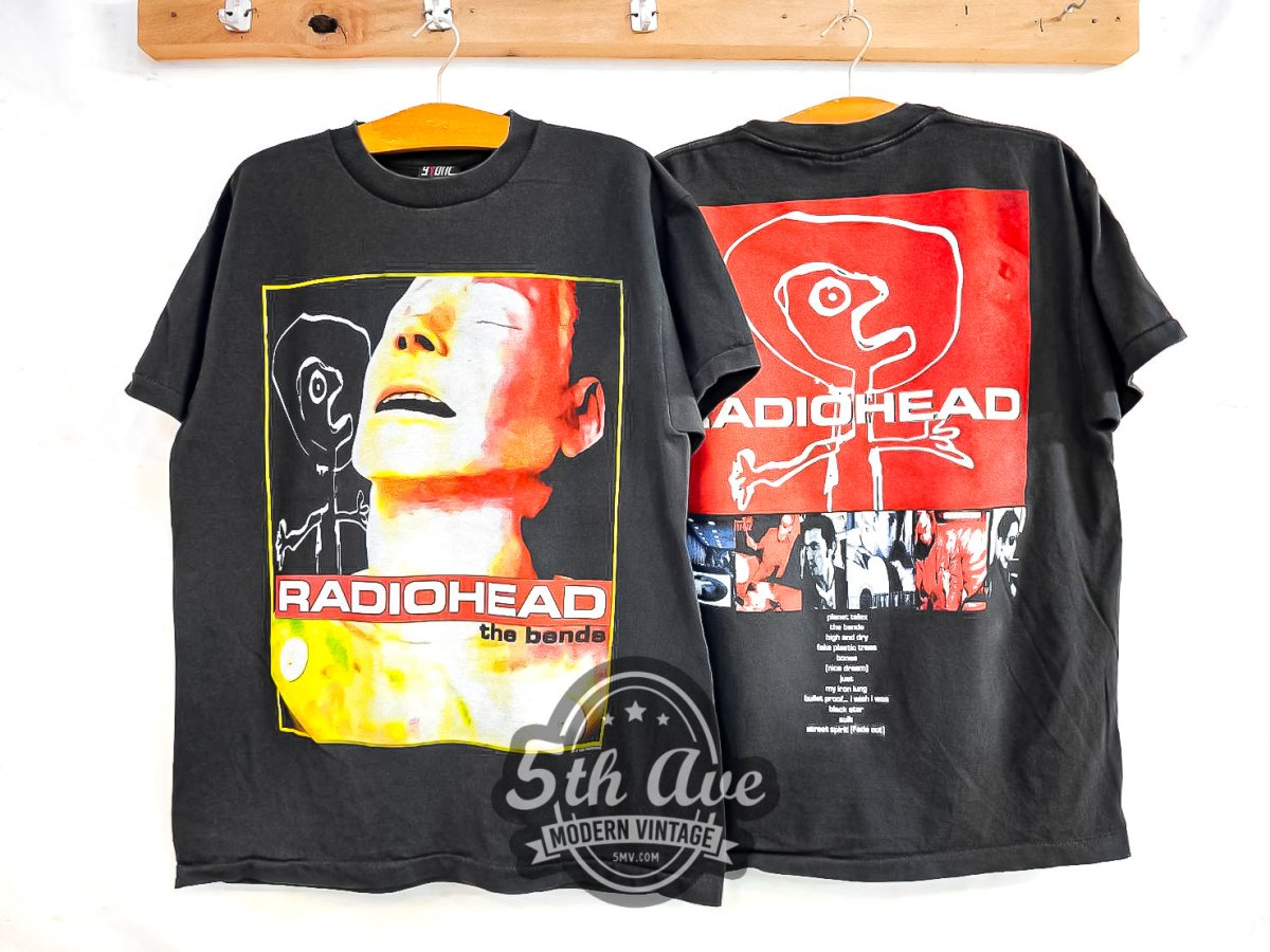 Radiohead 'The Bends' - Vintage Reprint Band T-Shirt - Vintage Band Shirts