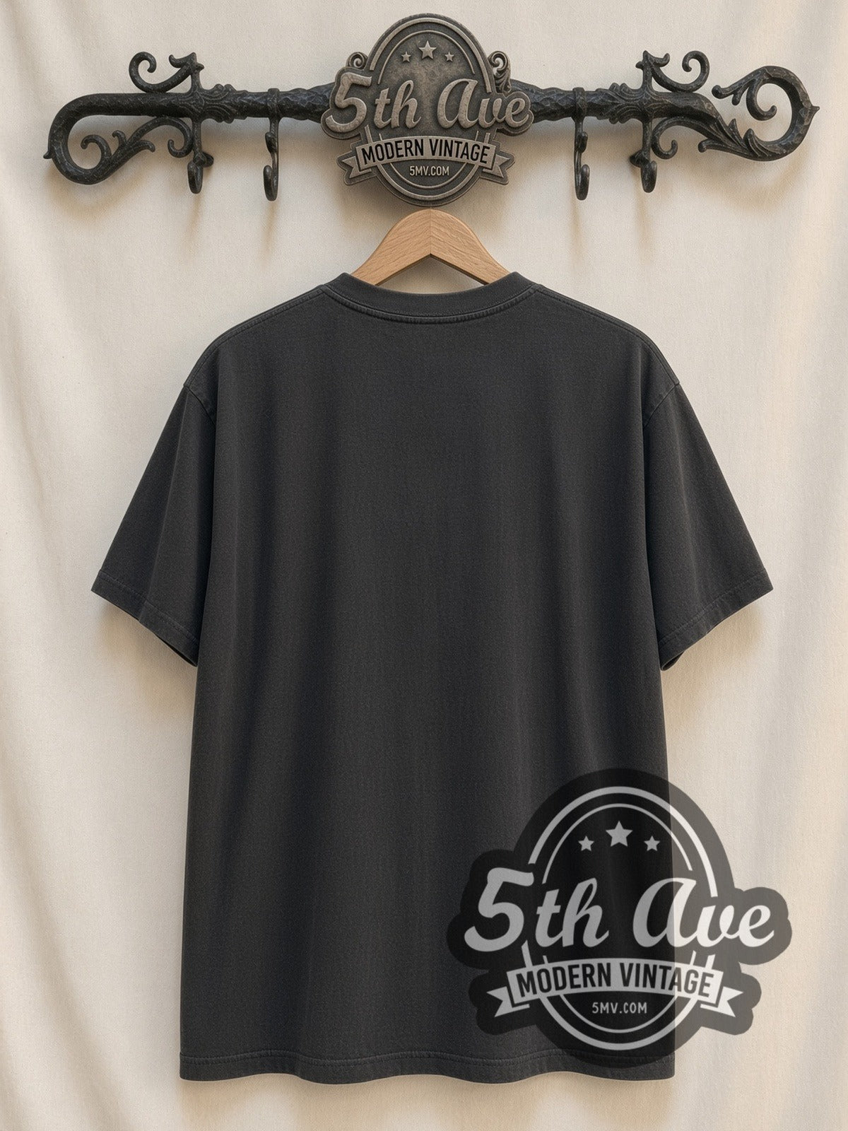 Radiohead THOM YORKE vintage band t-shirt, back view on the 5MV rack