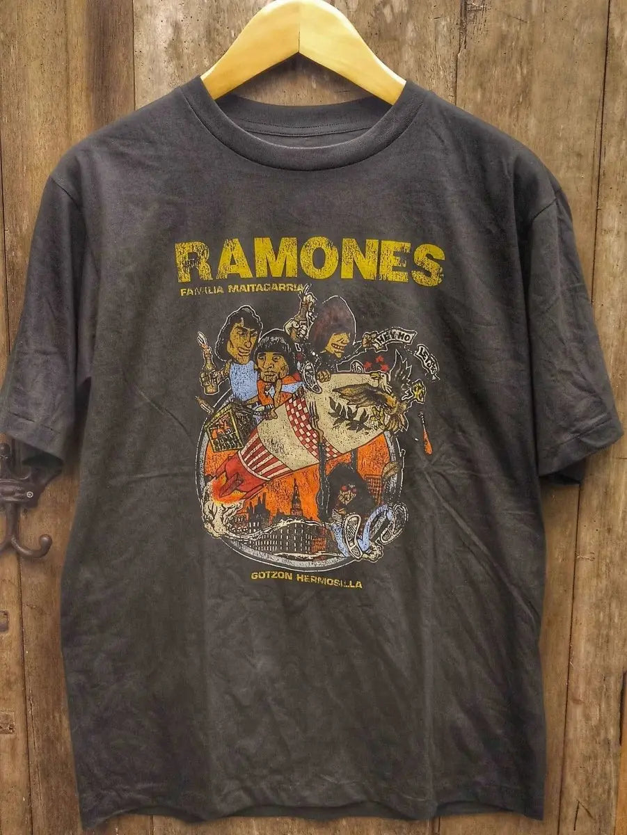 RAMONES 100% Cotton New Vintage Band T Shirt - Vintage Band Shirts
