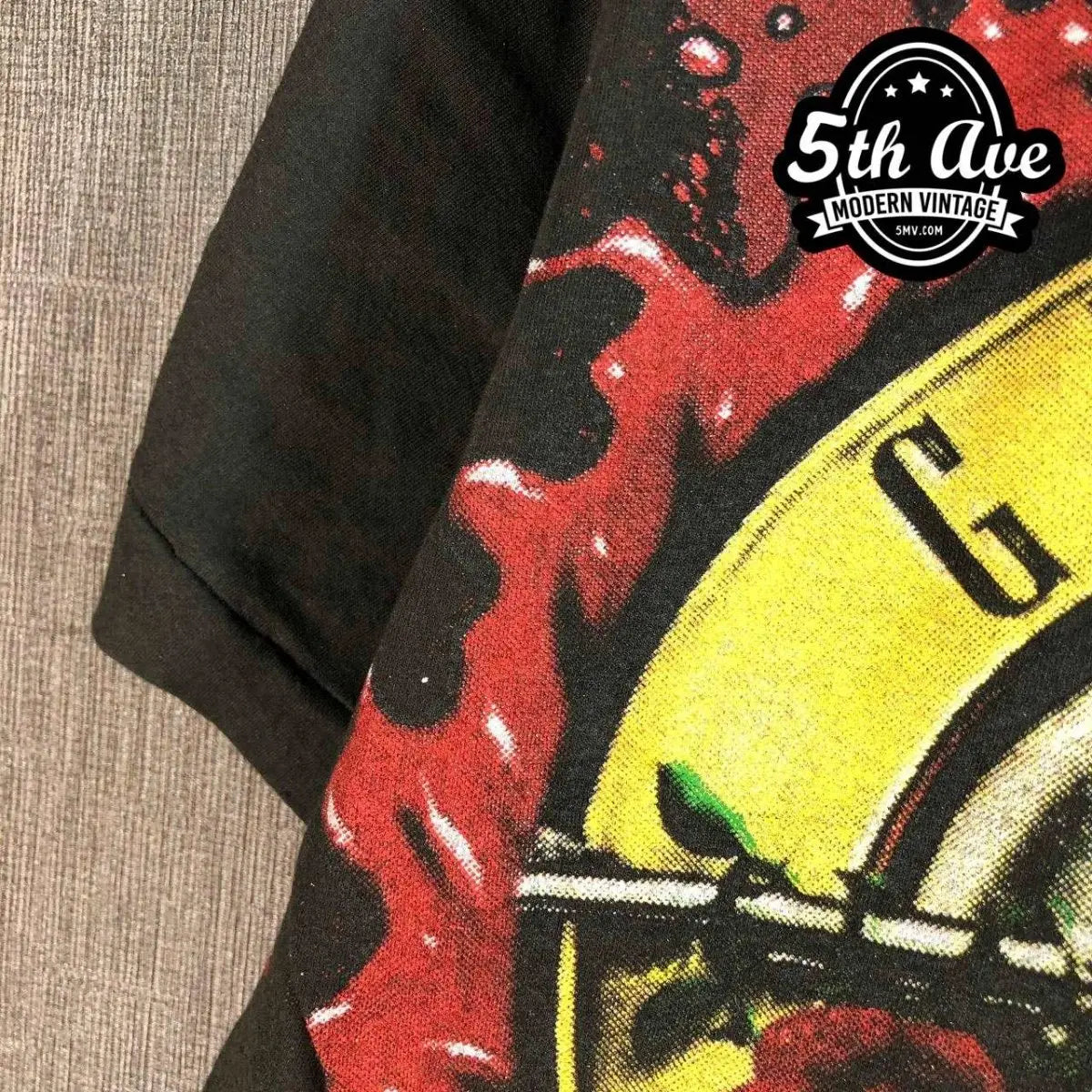 Rebel Rockers Unite: Bootleg Guns N' Roses All-Over Print Single Stitch t shirt Featuring Axl Rose - Vintage Band Shirts