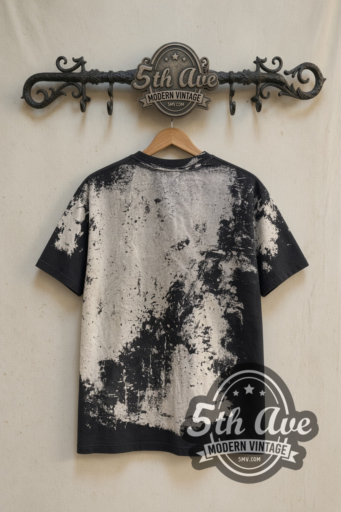Bleach splatter back of RHCP all over print tee on the 5MV rack