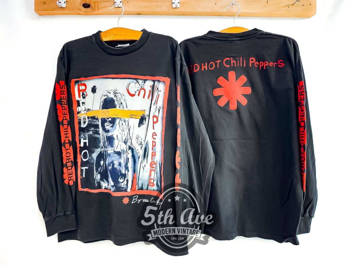 Red Hot Chili Peppers RHCP 'By the Way' - Long Sleeve Vintage Reprint Band T-Shirt - Vintage Band Shirts